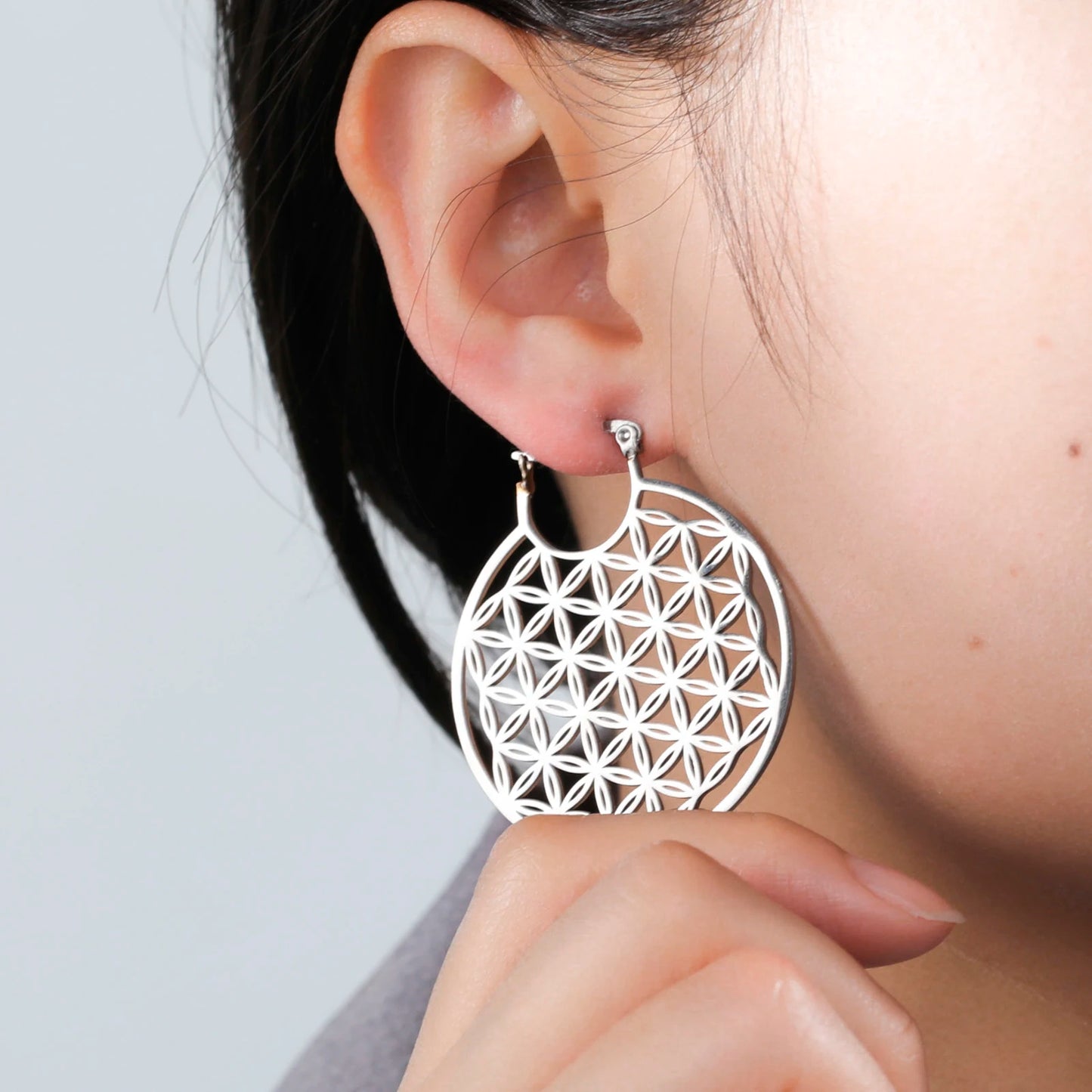 Flower of Life Ear rings