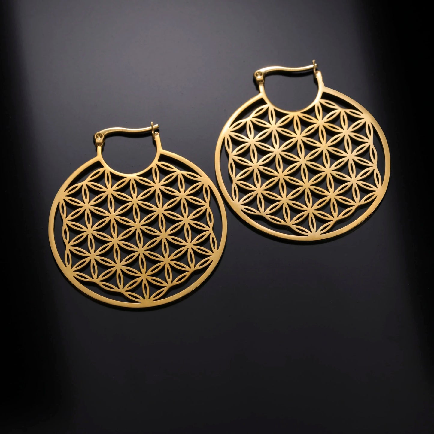 Flower of Life Ear rings