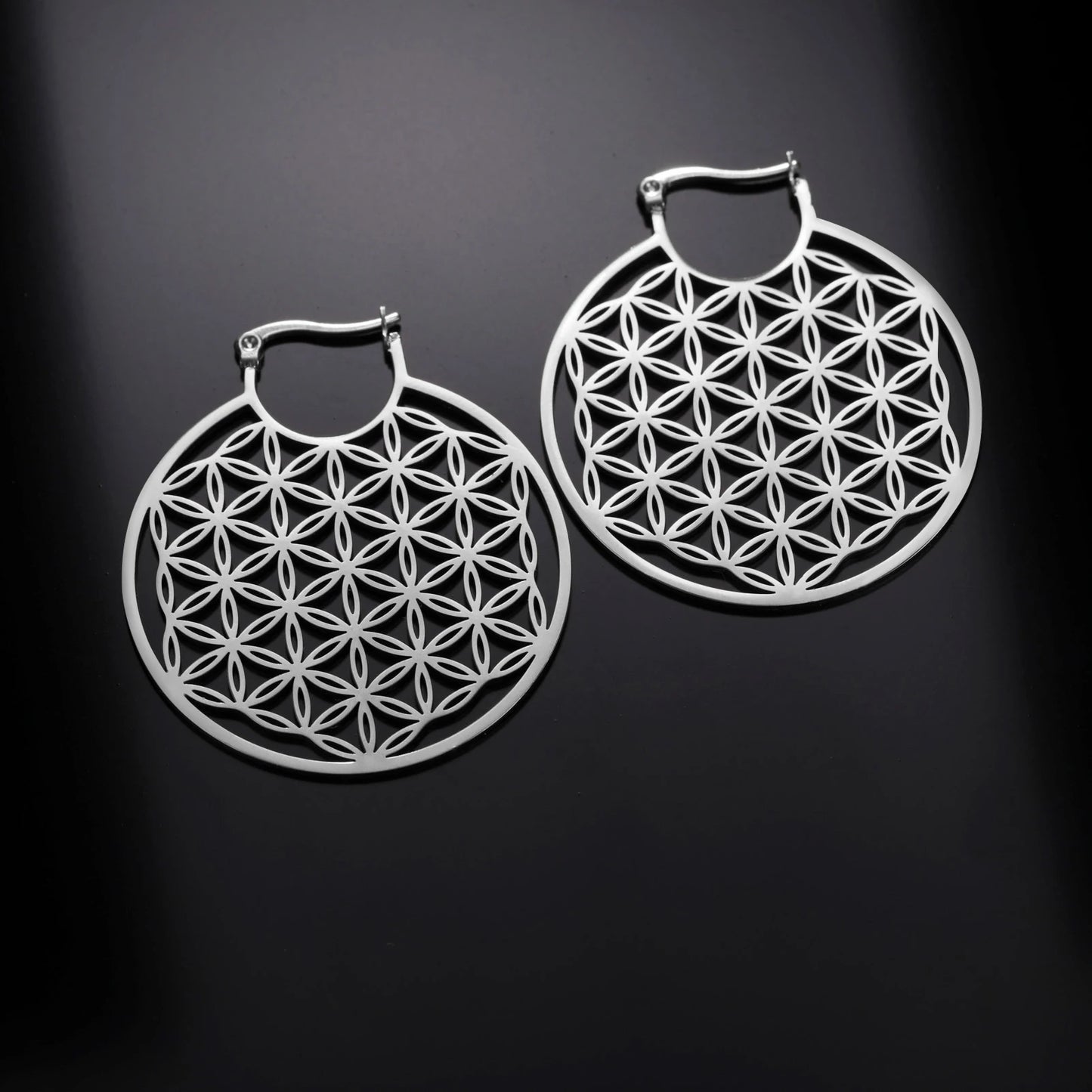 Flower of Life Ear rings