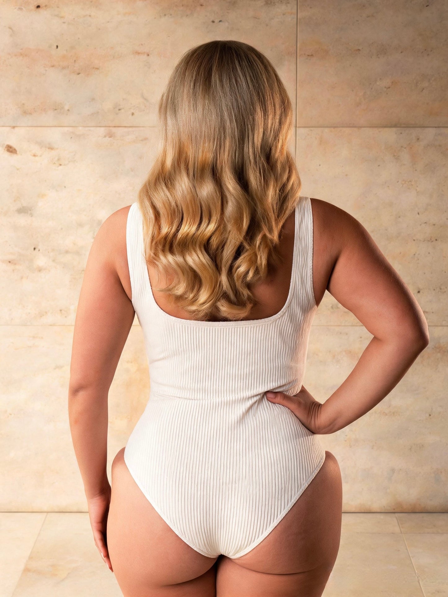 Ribbed Snatched Shapewear Bodysuit
